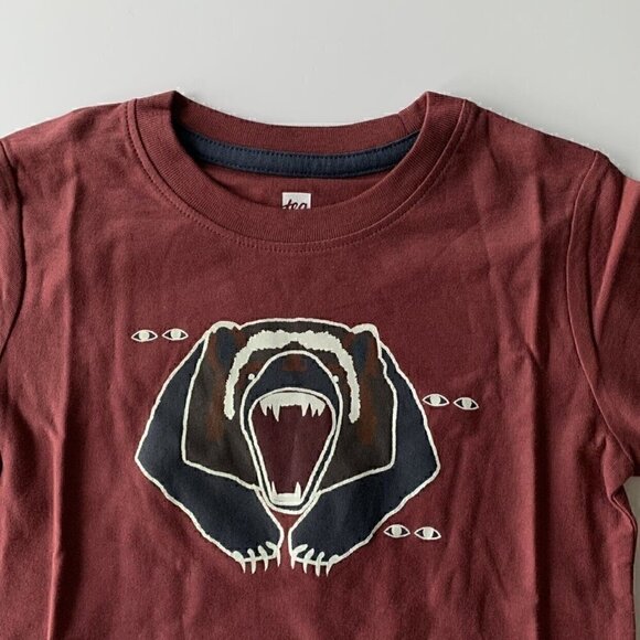 NWT Tea Collection Wild Wolverine Tee 3T - Picture 2 of 6
